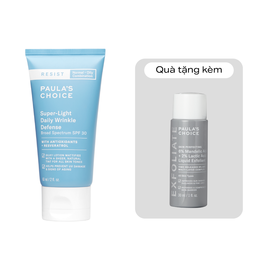 Kem dưỡng chống nắng Resist Super-Light Daily Wrinkle Defense SPF 30