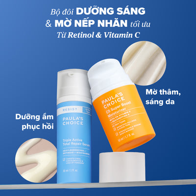 Tinh chất 3 tác động chống lão hóa,  mờ thâm nám, giảm nếp nhăn và săn chắc da Resist Triple Active Total Repair Serum 30ml