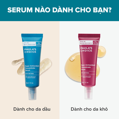 Tinh chất chống lão hóa cân bằng độ ẩm Skin Balancing Super Antioxidant Concentrate Serum With Retinol