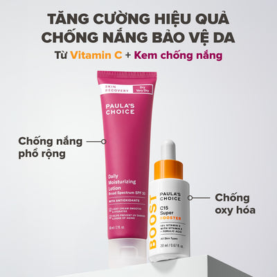 Kem chống nắng làm dịu và phục hồi, giúp giảm nếp nhăn SPF30 Skin Recovery Daily Moisturizing Lotion Broad Spectrum SPF 30 60ml