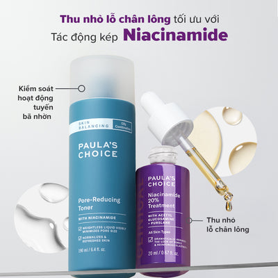 Nước cân bằng độ ẩm và thu nhỏ lỗ chân lông Skin Balancing Pore-Reducing Toner