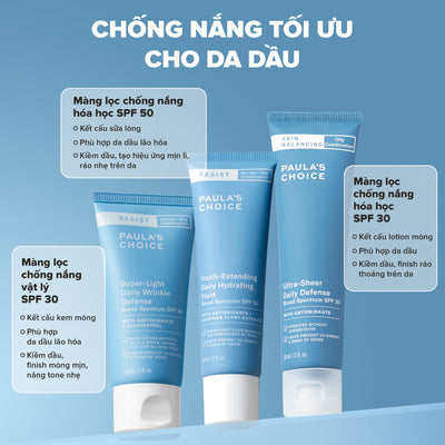Kem dưỡng chống nắng Resist Super-Light Daily Wrinkle Defense SPF 30