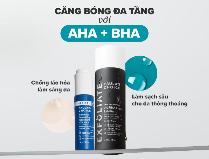 Lotion làm sáng mịn da giúp da căng bóng Resist Advanced Smoothing Treatment 10% AHA 30ml