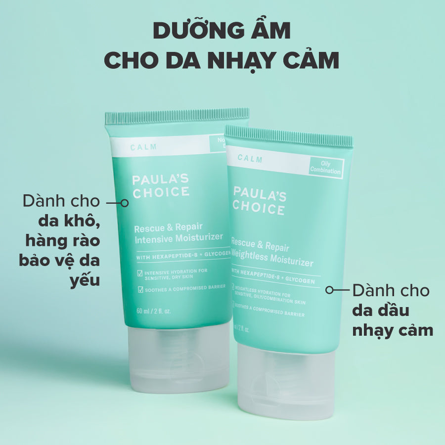 Kem dưỡng ẩm phục hồi cho da khô nhạy cảm Calm Rescue & Repair Intensive Moisturizer 60ml