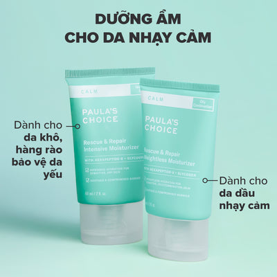 Kem dưỡng ẩm phục hồi cho da khô nhạy cảm Calm Rescue & Repair Intensive Moisturizer 60ml