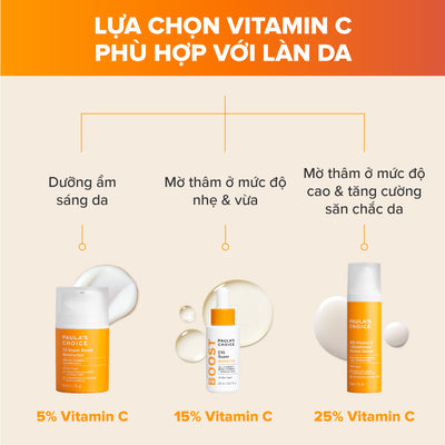 Kem dưỡng ẩm làm sáng da, tăng sinh collagen và giúp da mềm mịn với 5% Vitamin C C5 Super Boost Moisturizer