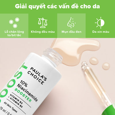 Tinh chất giúp thu nhỏ lỗ chân lông và làm sáng da 10% Niacinamide Booster 20ml