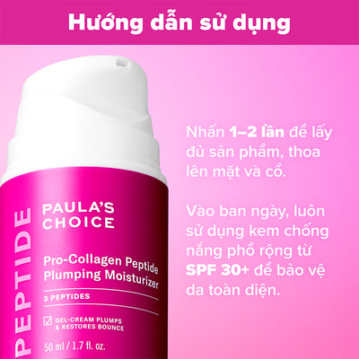 Kem dưỡng ẩm căng mọng và giảm nếp nhăn Pro-Collagen Peptide Plumping Moisturizer 50ml