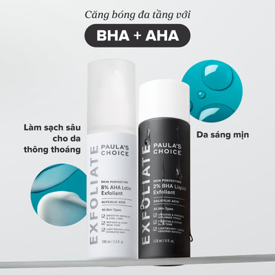 Lotion loại bỏ tế bào chết làm sáng và mềm mịn da Skin Perfecting 8% AHA Lotion Exfoliant 100ml