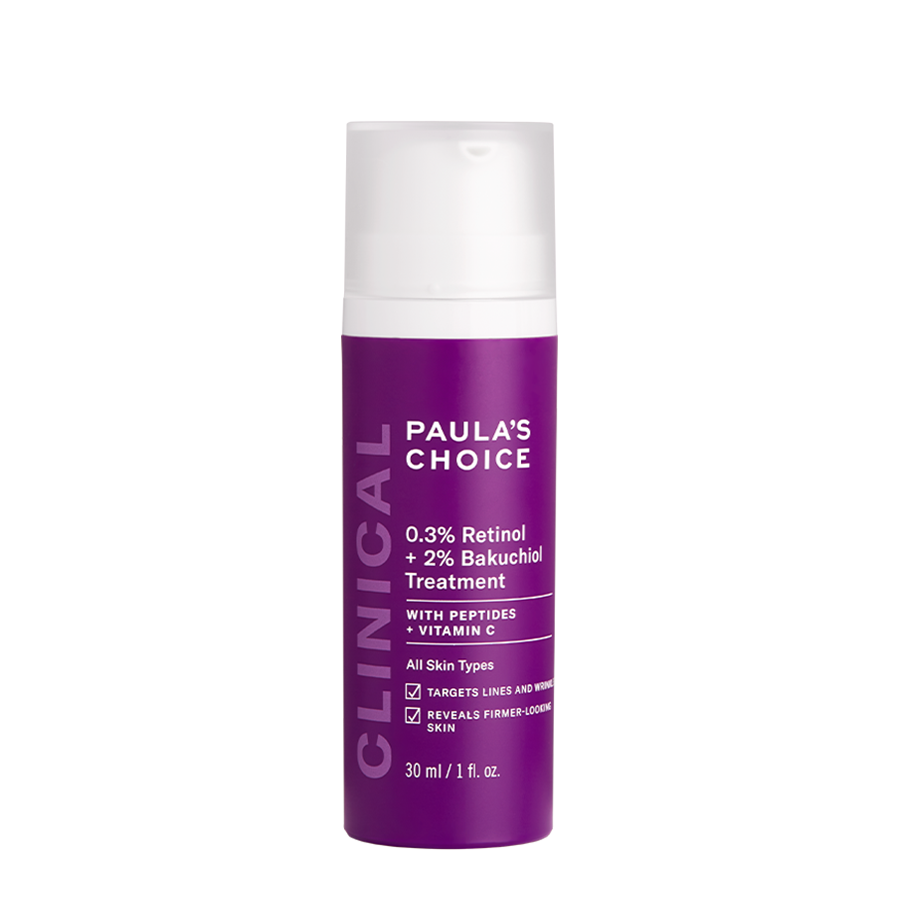 Tinh chất chống lão hóa giúp mờ vết thâm và nếp nhăn Clinical 0.3% Retinol + 2% Bakuchiol Treatment