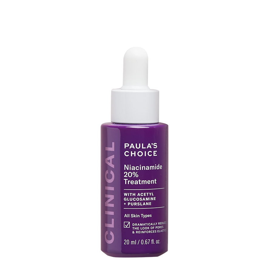 Tinh chất thu nhỏ lỗ chân lông to và làm sáng mịn bề mặt da Clinical Niacinamide 20% Treatment 20ml