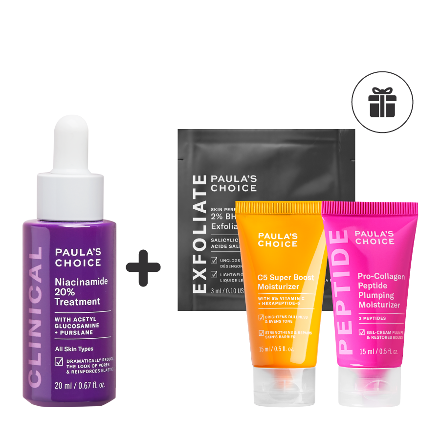 Tinh chất thu nhỏ lỗ chân lông to và làm sáng mịn bề mặt da Clinical Niacinamide 20% Treatment 20ml