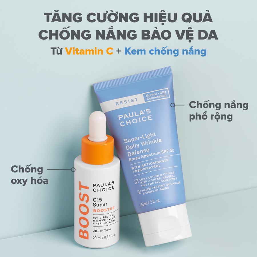 Kem dưỡng chống nắng Resist Super-Light Daily Wrinkle Defense SPF 30