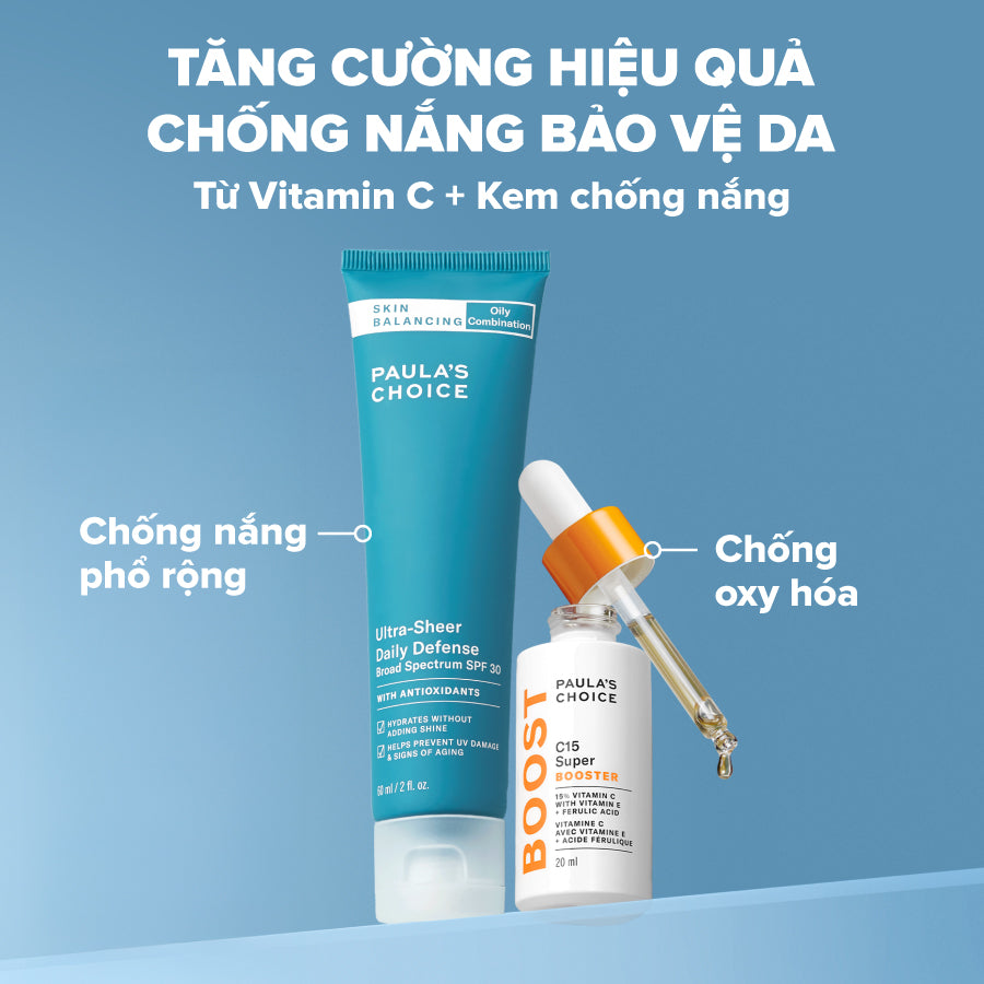 Kem chống nắng cân bằng tiết dầu thừa SPF 30 Skin Balancing Ultra-Sheer Daily Defense Broad Spectrum SPF 30 60ml