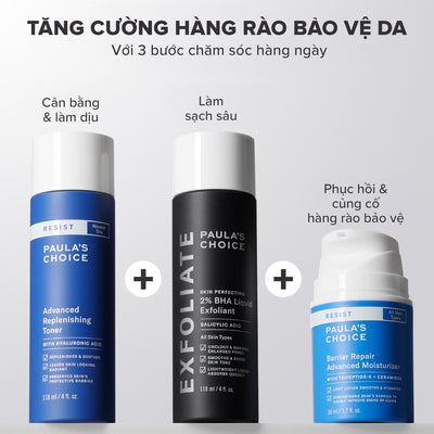 Nước cân bằng dưỡng ẩm và làm giảm nếp nhăn trên da Resist Advanced Replenishing Toner 118ml
