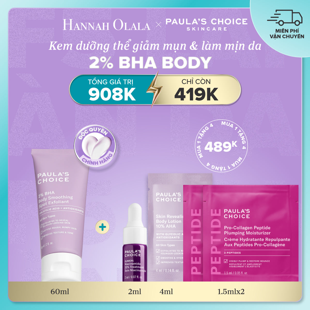 HO2210-2% BHA Body Smoothing Spot Exfoliant- Travel
