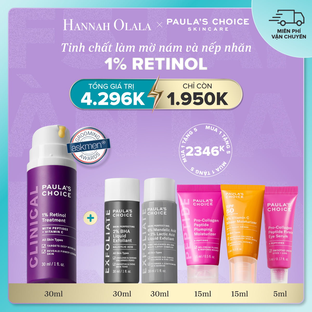 HO2210-CLINICAL 1% Retinol  Treatment