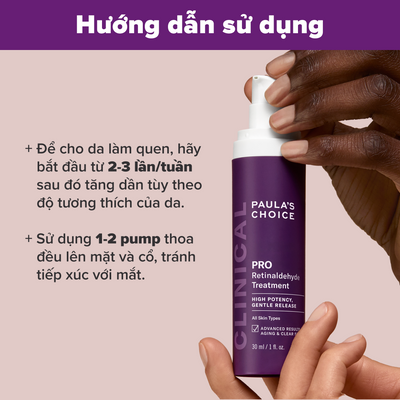 Tinh chất Retinaldehyde ngăn ngừa các dấu hiệu lão hóa và hỗ trợ giảm mụn PRO Retinaldehyde Treatment