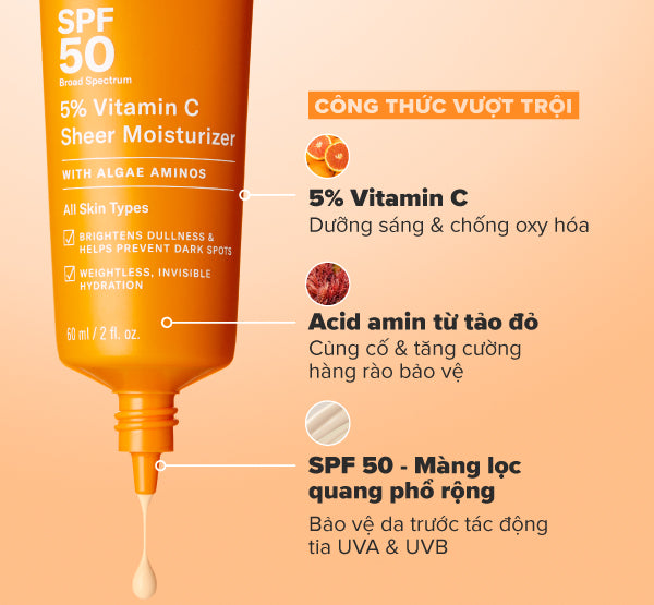 5 vitamin c sheer moisturizer spf 50