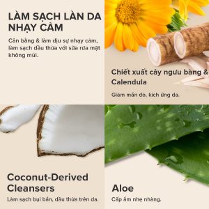 CALM Redness Relief Cleanser For Normal to Oily skin ảnh slide 6