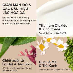 Calm Mineral Moisturizer Broad Spectrum SPF 30 Normal to Oil/Combination ảnh thành phần