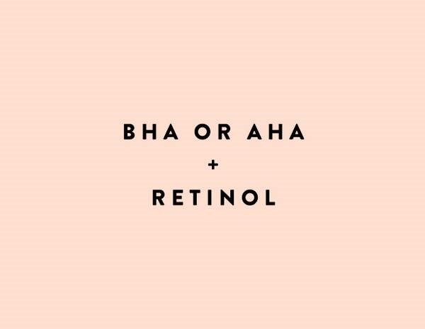 Cách sử dụng kết hợp retinol và AHA/BHA, cách sử dụng bha và retinol