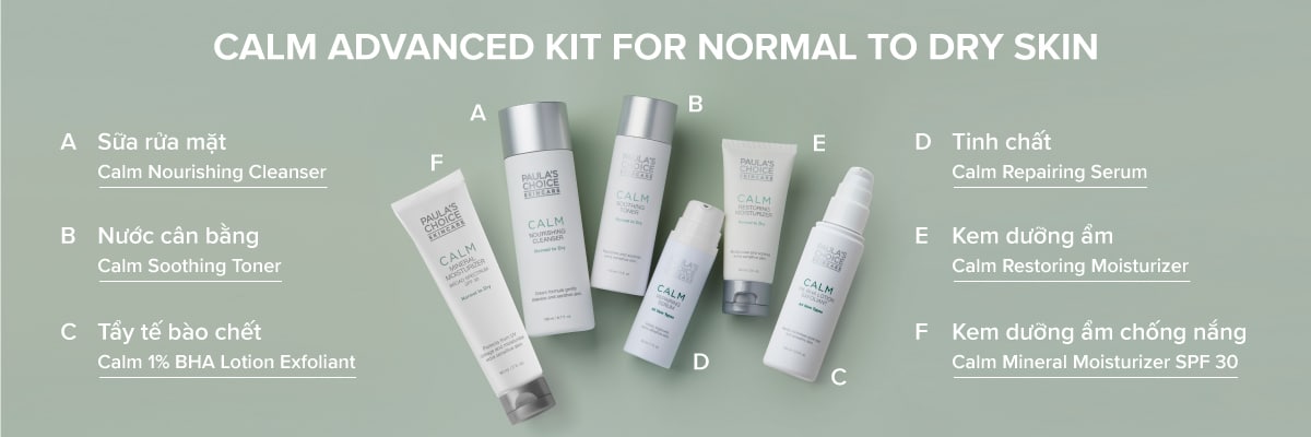 Calm Advanced Kit For Normal To Dry