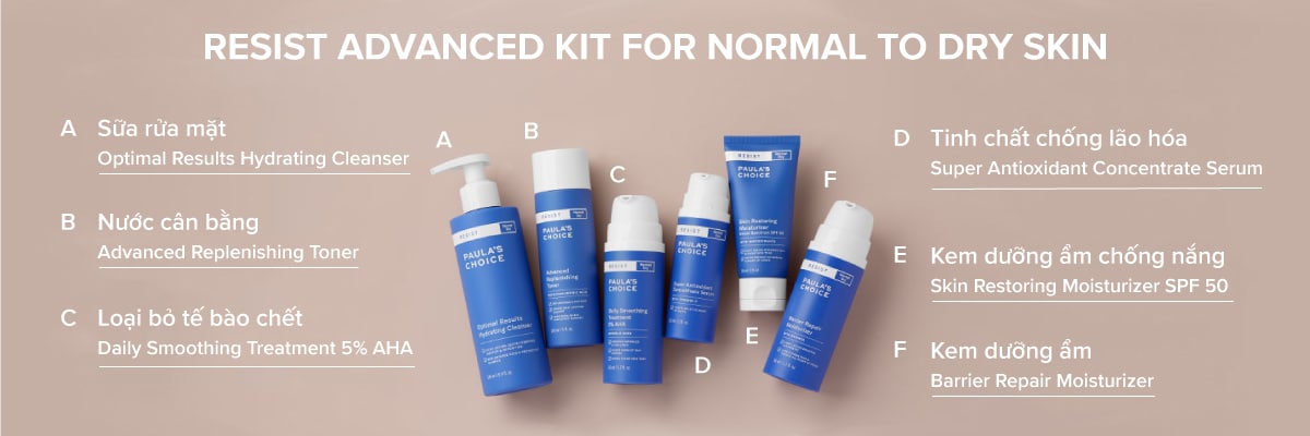 RESIST ADVANCED KIT FOR NORMAL TO DRY SKIN