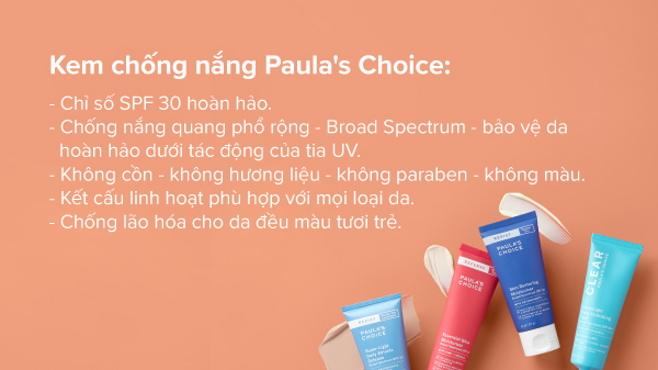 tác dụng của kem chống nắng Paula’s Choice