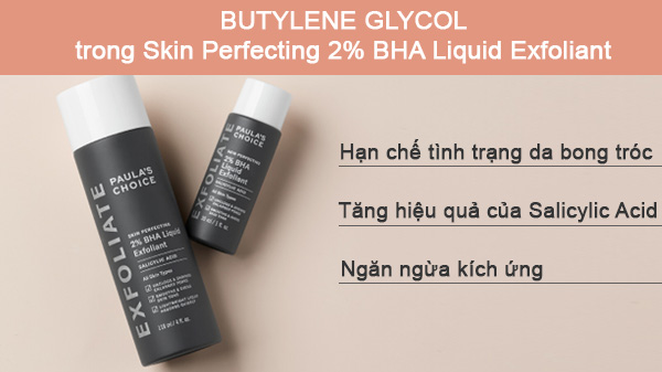 Thành phần Butylene Glycol trong mỹ phẩm