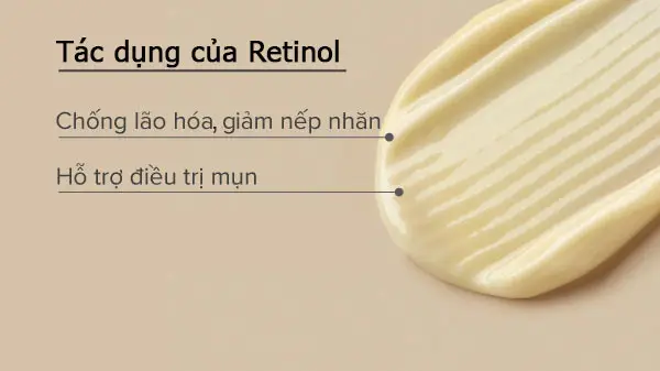 Tác dụng của retinol, retinol là gì
