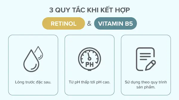 kết hợp retinol và b5, retinol và b5 cái nào dùng trước, retinol và b5, dùng retinol và b5, retinol và vitamin b5, retinol và serum b5, cách kết hợp retinol và b5, b5 kết hợp với retinol 