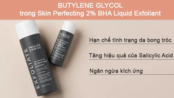 Thành phần Butylene Glycol trong mỹ phẩm