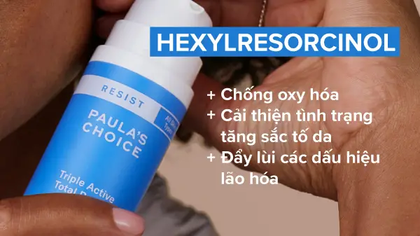 tác dụng của Hexylresorcinol trong mỹ phẩm, tác dụng của Hexylresorcinol với da